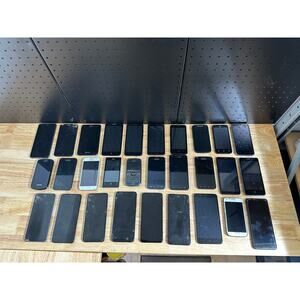 Lot of 56 Phones and Tablets FOR PARTS AND REPAIR ONLY